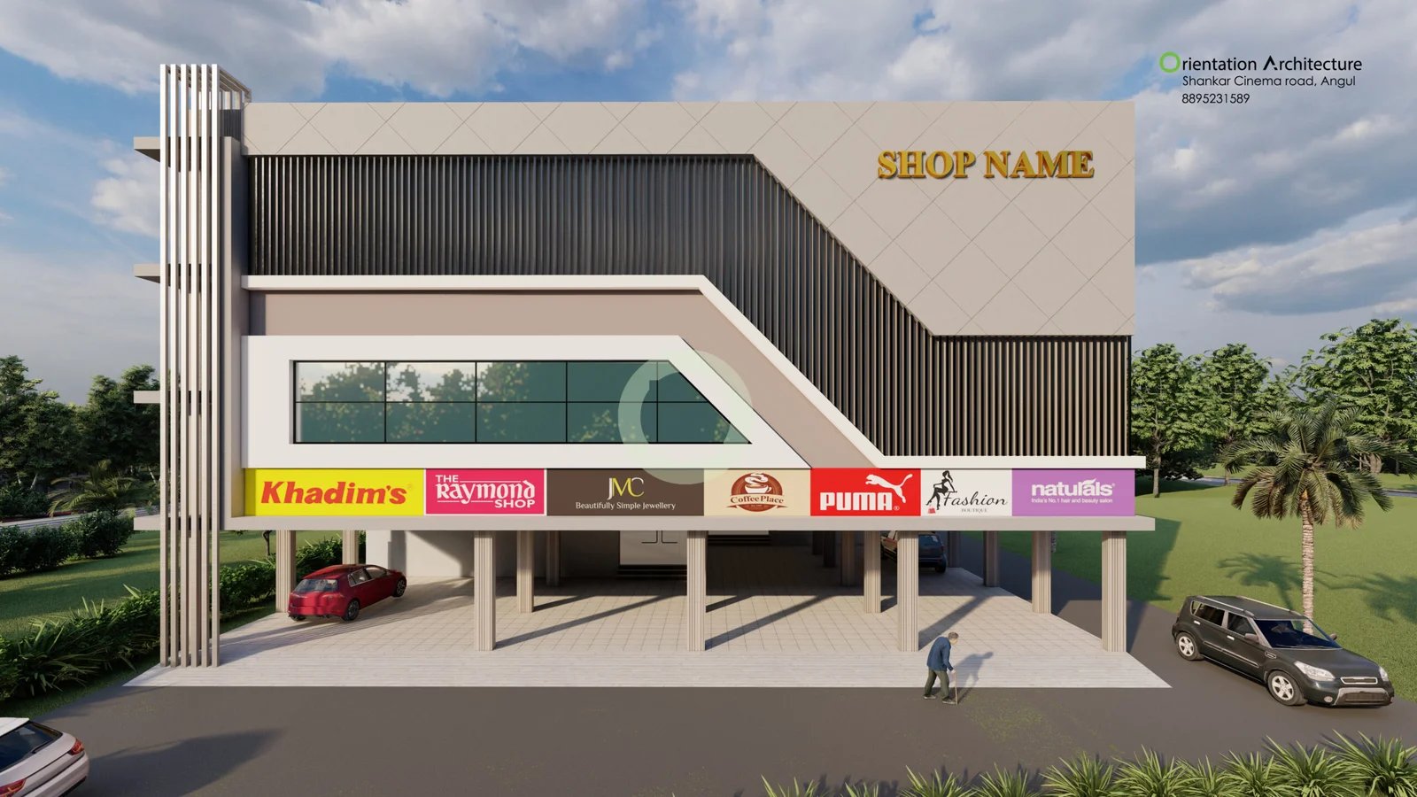 Commercial exterior